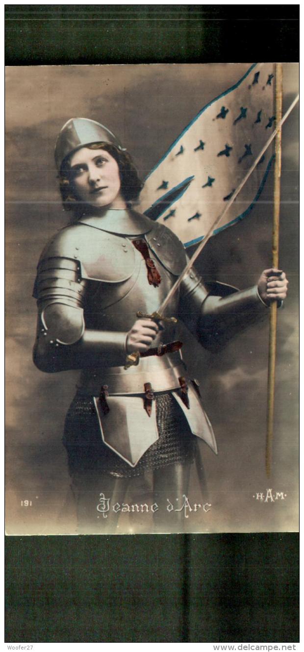 JEANNE D'ARC , Illustrateur H.A.M. , N°191 - Femmes Célèbres