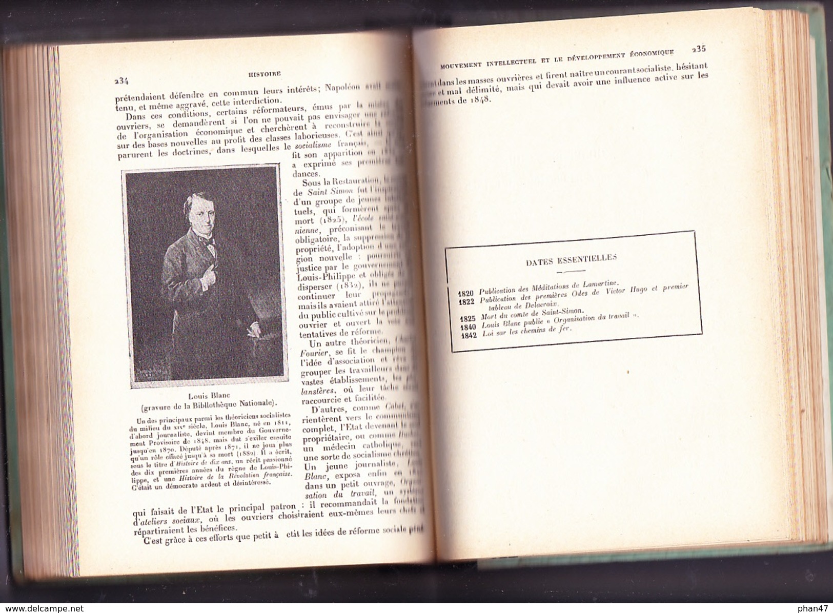 HISTOIRE: Préparation Au B.E, B.E.P.C. Et E.N., Par A. HUBY Et C. VIDAL, Ed. Delagrave 1937 - 12-18 Ans