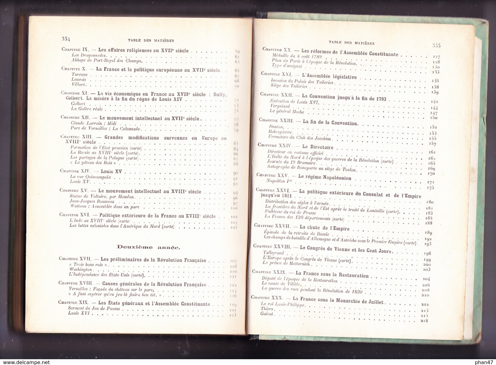 HISTOIRE: Préparation au B.E, B.E.P.C. et E.N., par A. HUBY et C. VIDAL, Ed. Delagrave 1937