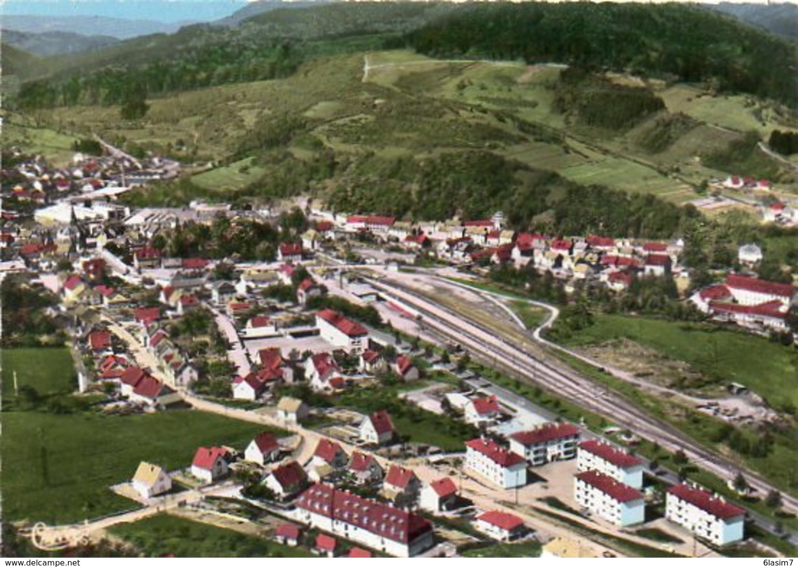 CPSM Dentelée - ROTHAU (67) - Vue Aérienne Des Nouveaux Quartiers Du Bourg En 1962 - Rothau