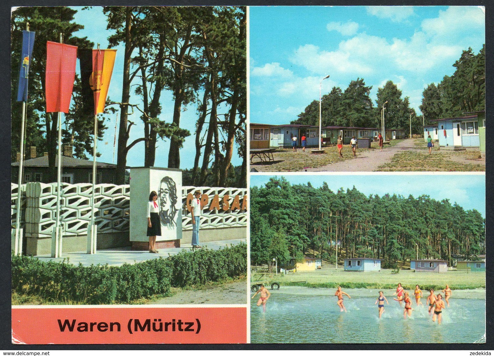 A4231 - Alte MBK Ansichtskarte - Waren - Zentrales Pionierlager La Pasionaria Am Feißnecksee - Waren (Müritz)