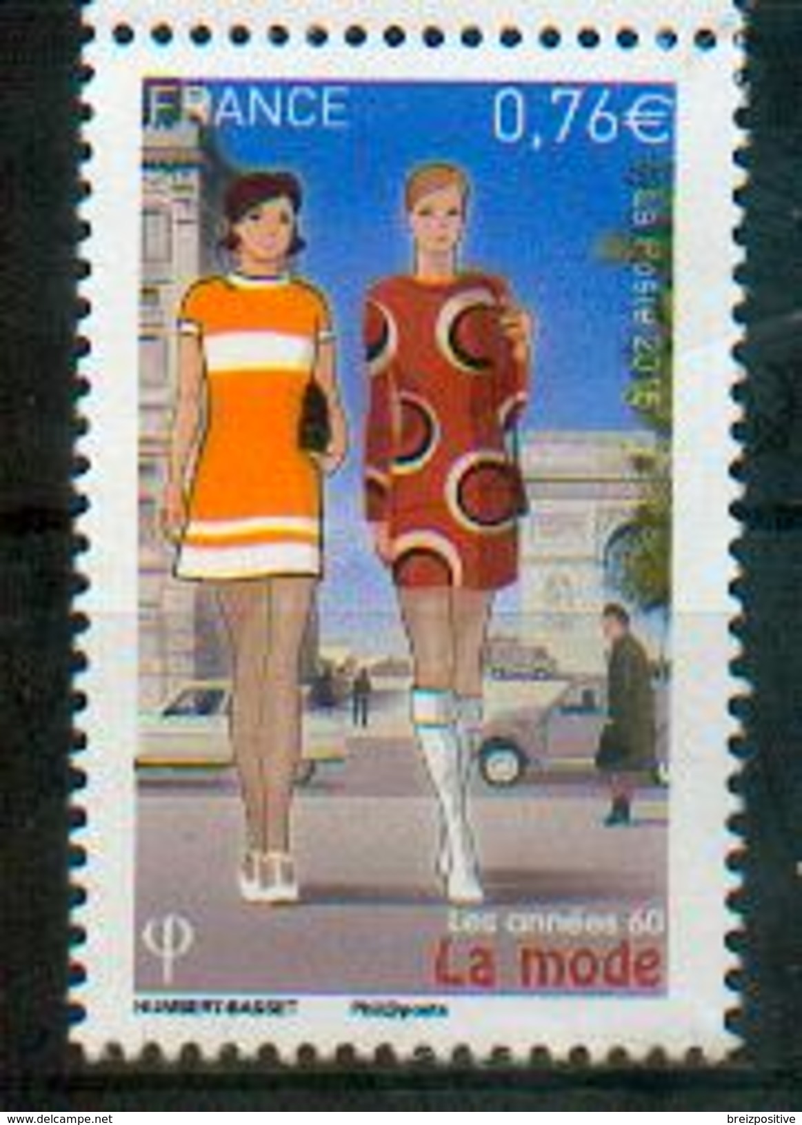 France 2015 - Années 60, Mode Française / The 60´s, French Fashion - MNH - Tessili