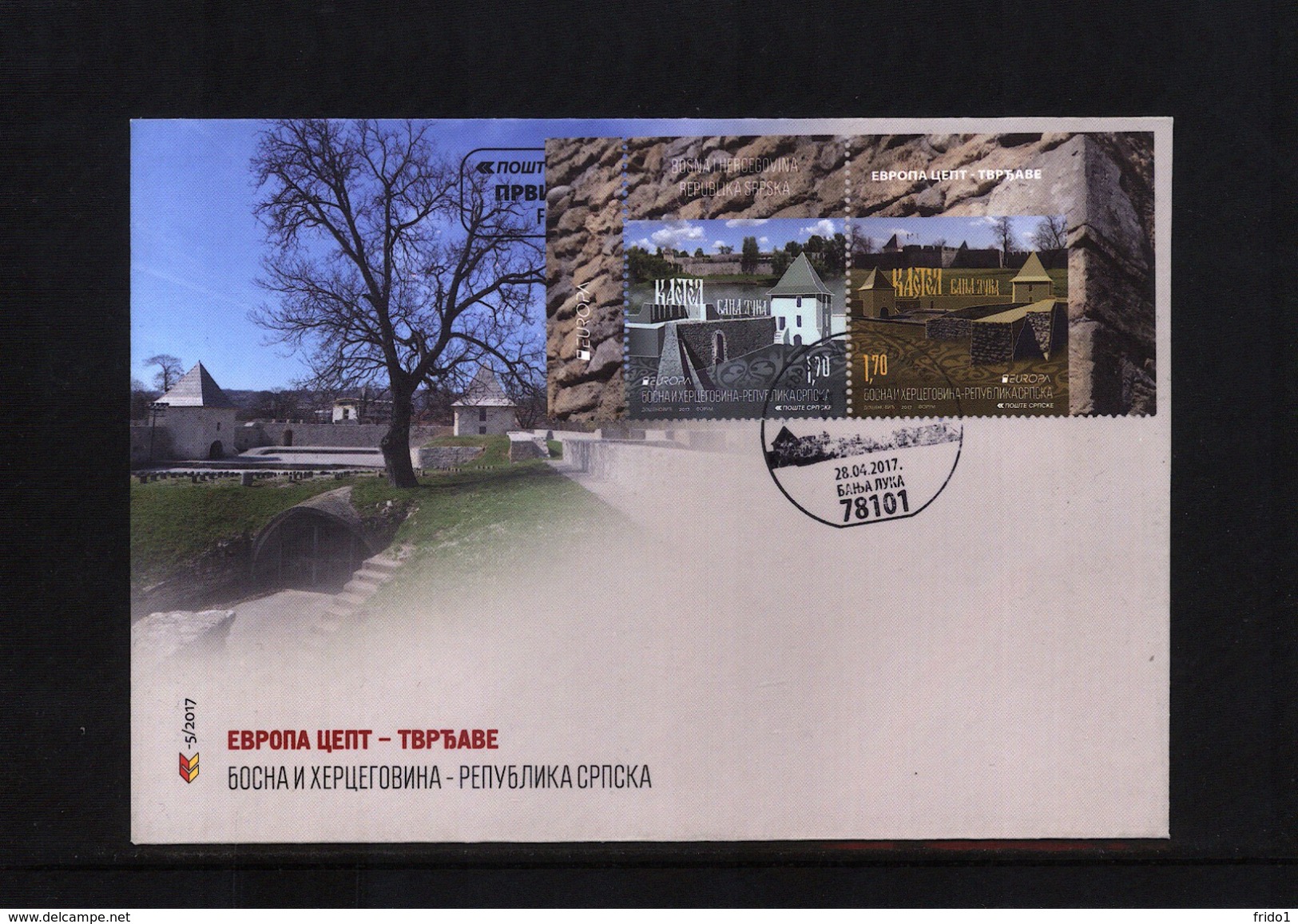 Bosnia And Herzegowina Banja Luka 2017 Europa Cept FDC From Booklet - 2017