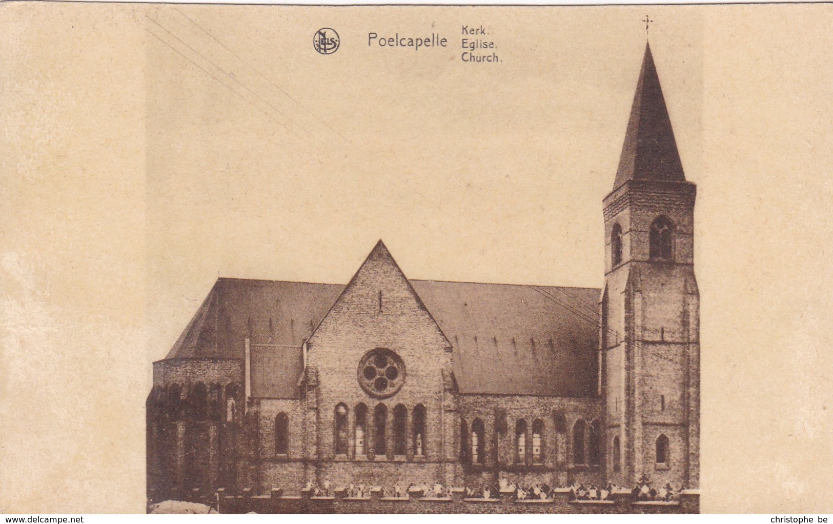 Poelkapelle, Poelcapelle, Kerk (pk36109) - Langemark-Poelkapelle