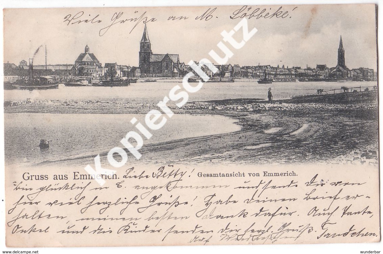 Gruss Aus Emmerich 1904  (z4099) - Emmerich