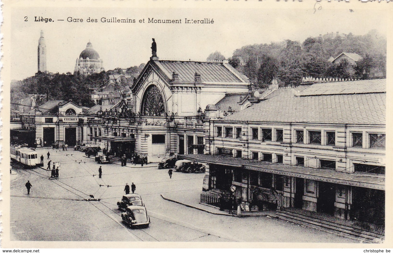 Liège Gare Des Guillemins Et Monument Interallié (pk36116) - Liege