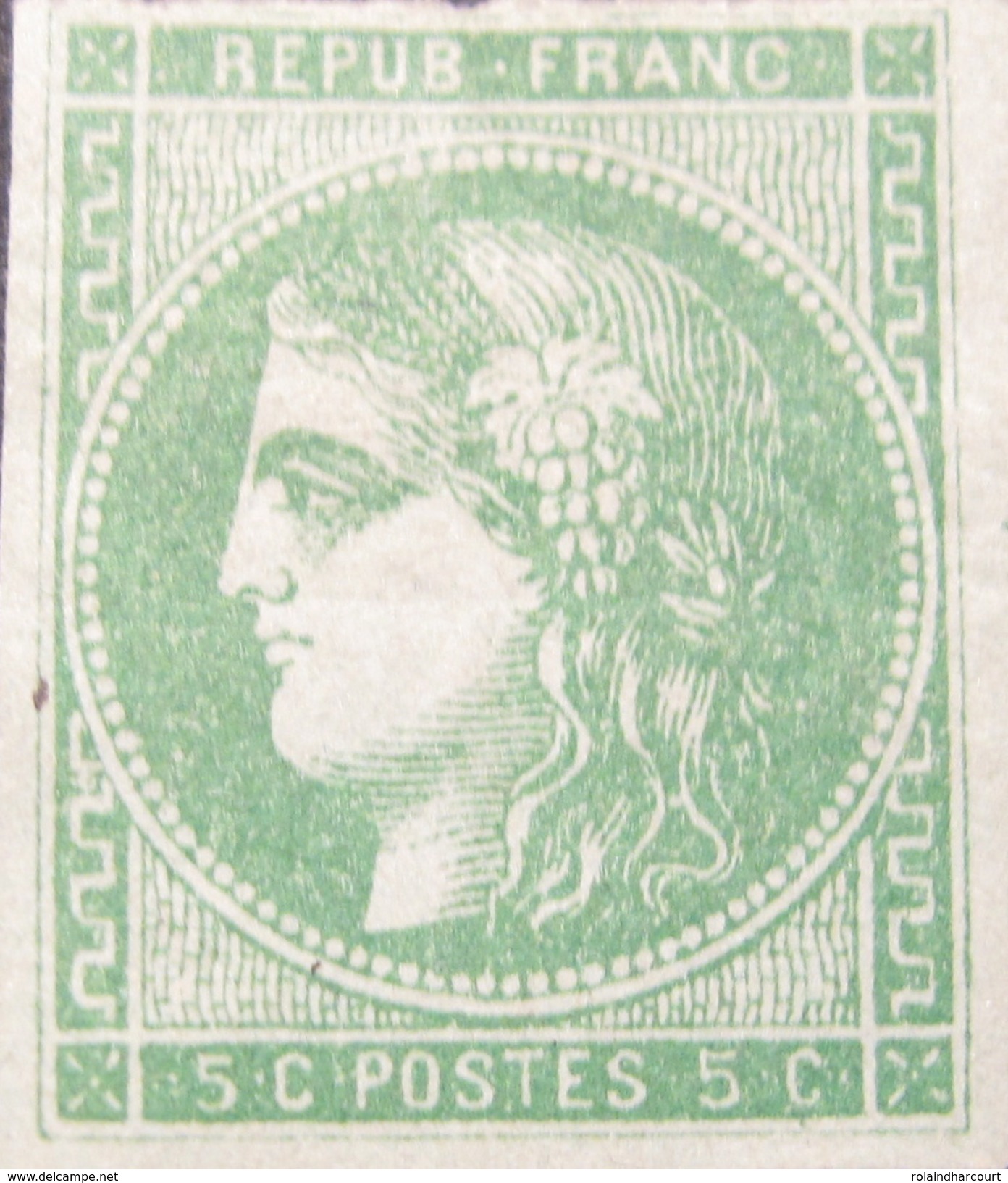 LOT GD/543 - CERES EMISSION DE BORDEAUX N°42B - NSG - Cote : 180,00 &euro; - 1870 Emission De Bordeaux