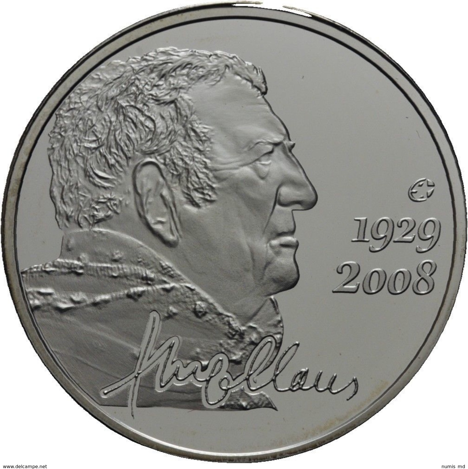 BE74 BELGIQUE 10 &euro; EURO 2013 Hugo Claus - ARGENT - Belgique