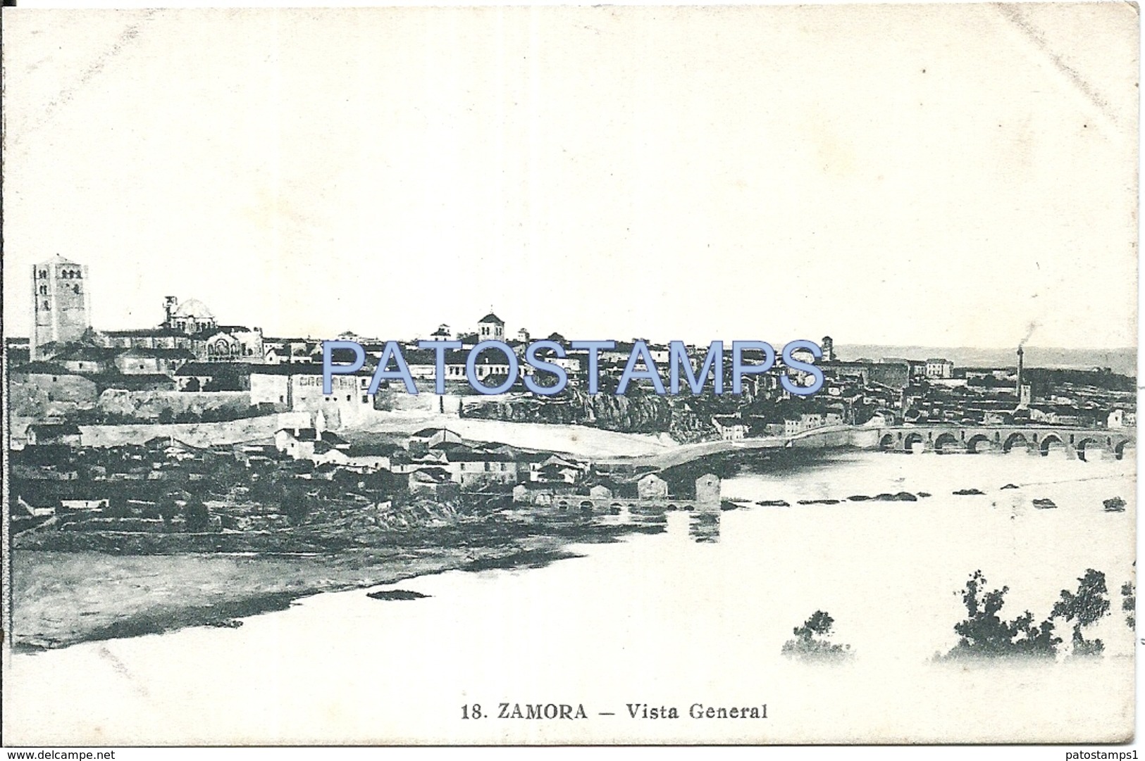 72508 SPAIN ESPAÑA ZAMORA CASTILLA Y LEON VISTA GENERAL POSTAL POSTCARD - Other & Unclassified