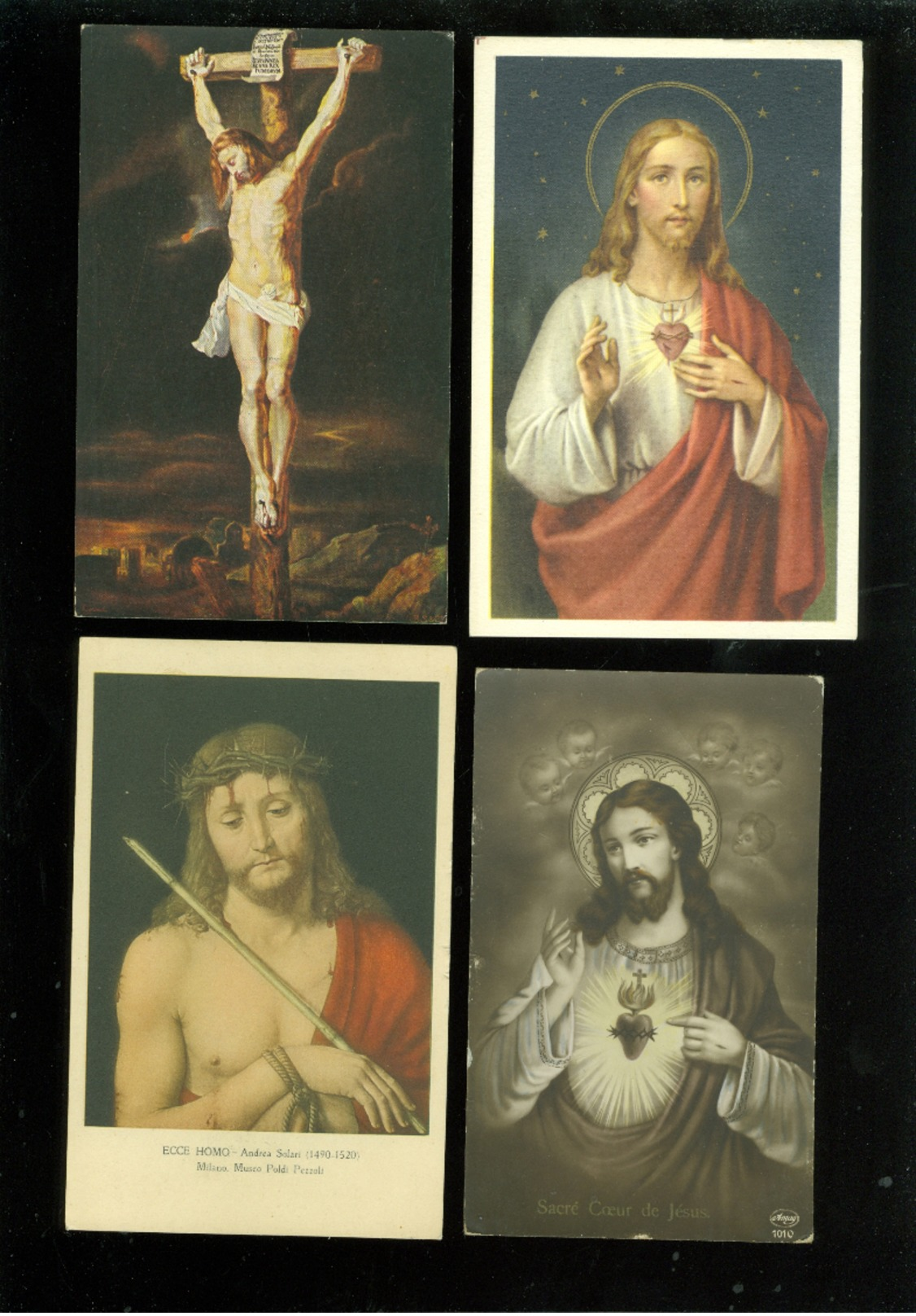 Beau lot de 60 cartes postales fantaisie religion  foi      Mooi lot van 60 postkaarten godsdienst  geloof - 60 scans