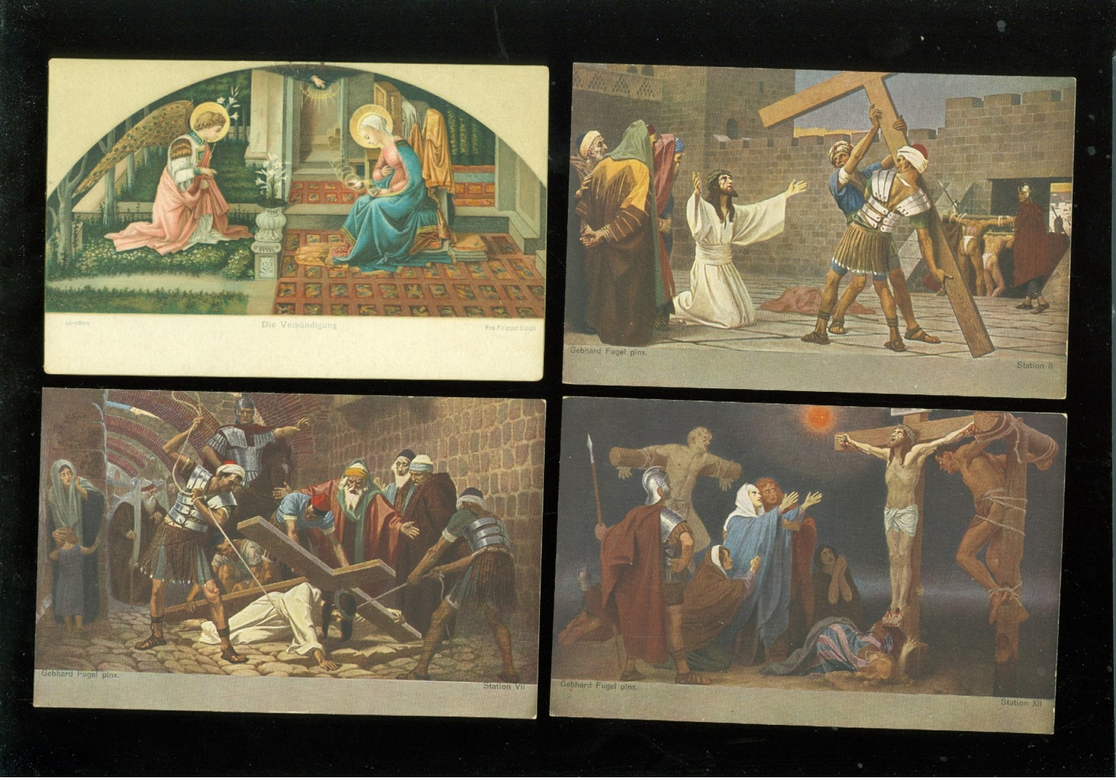 Beau lot de 60 cartes postales fantaisie religion  foi      Mooi lot van 60 postkaarten godsdienst  geloof - 60 scans