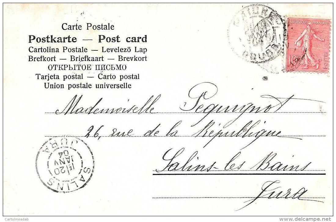 [DC10102] CPA - Viaggiata 1904 - Old Postcard - Altri & Non Classificati