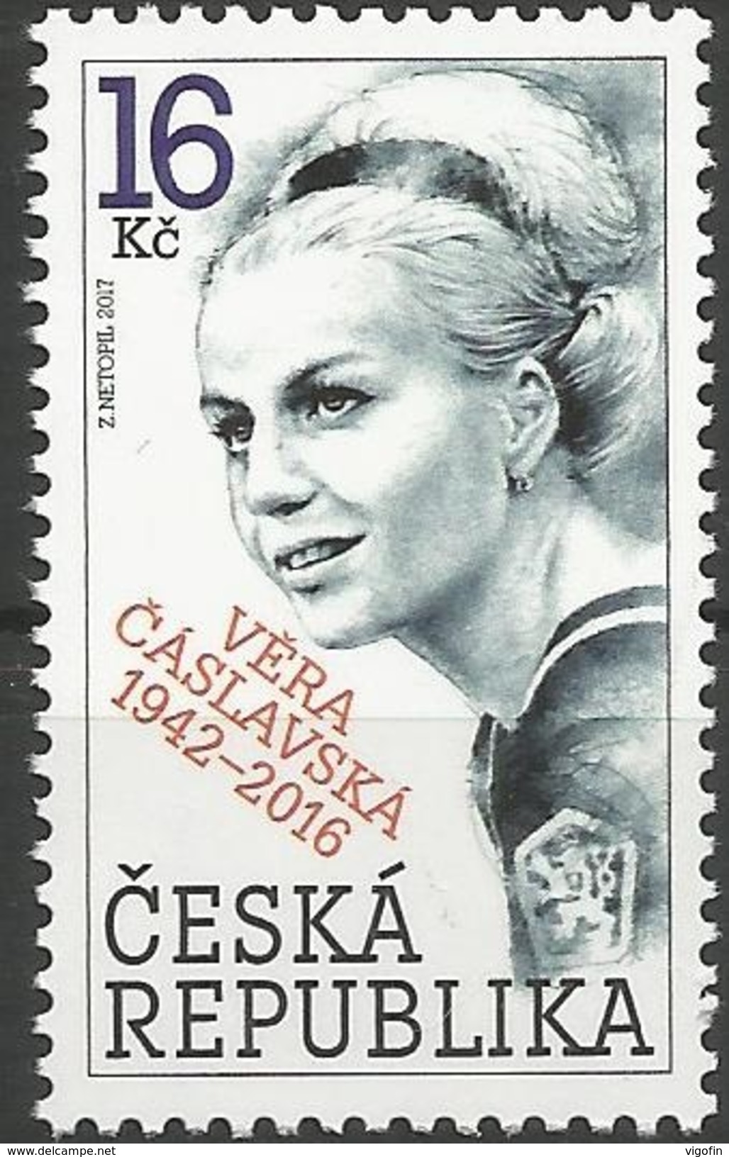 CZ 2017-924 VERS CHASLVSKA. CZECH REPUBLIK, 1 X 1v, MNH - Blokken & Velletjes