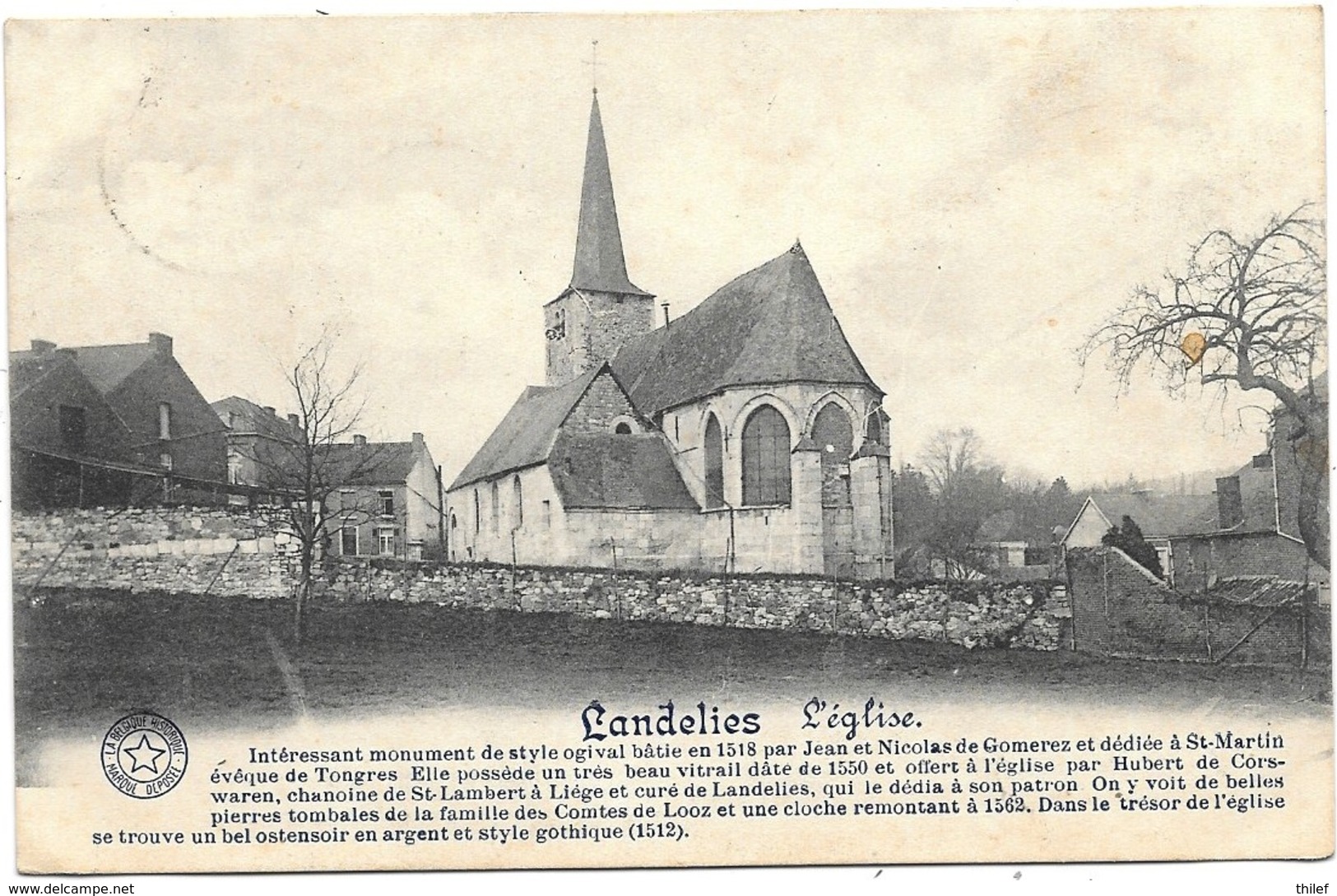 Landelies NA5: L'église 1913 - Montigny-le-Tilleul