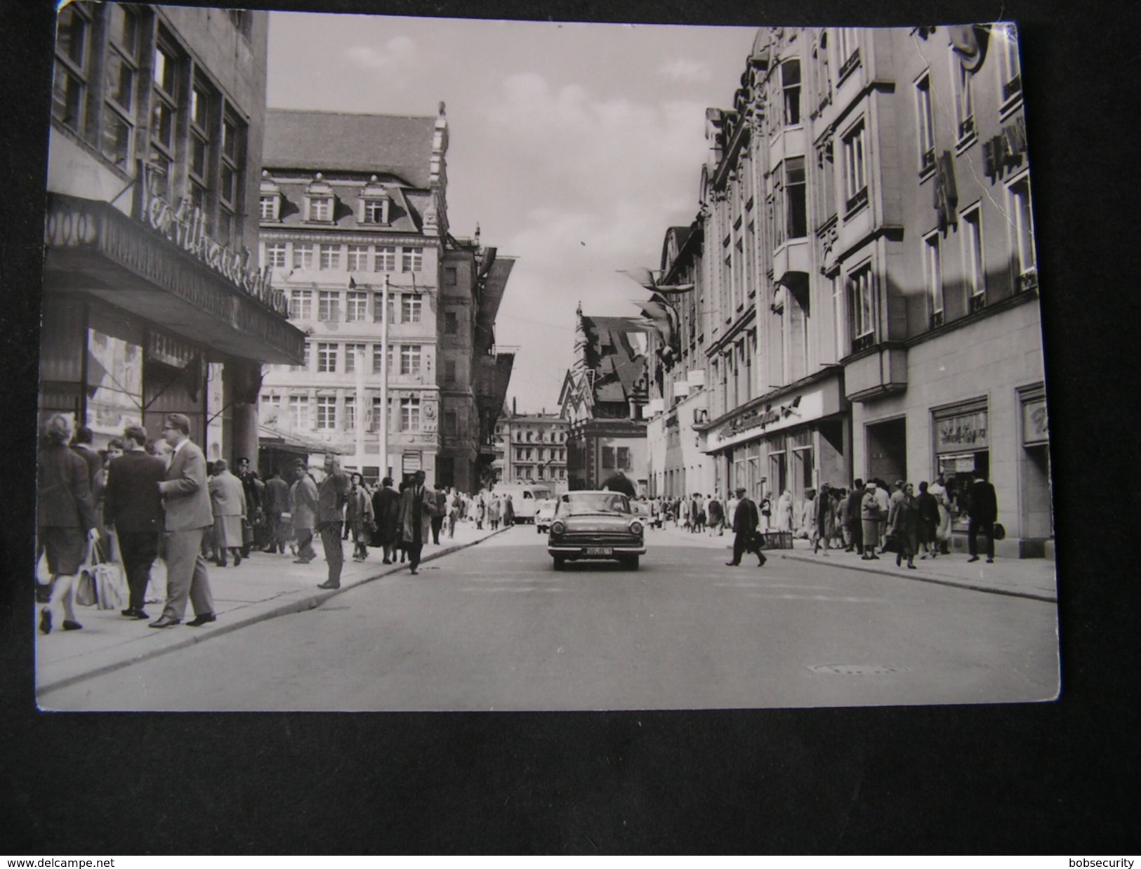 Leipzig Karte , Grimmaische Straß  Ca. 1970  * - Leipzig