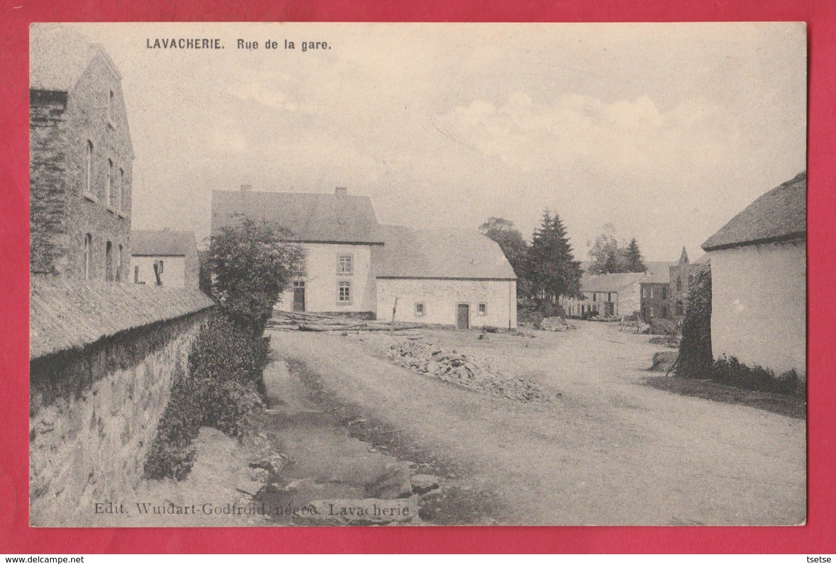 Lavacherie - Rue De La Gare ( Voir Verso ) - Sainte-Ode