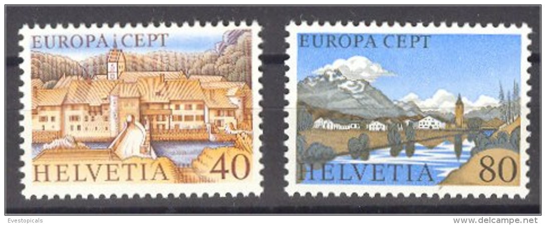 1977, SWITZERLAND, EUROPA CEPT, SET MNH ** - Neufs