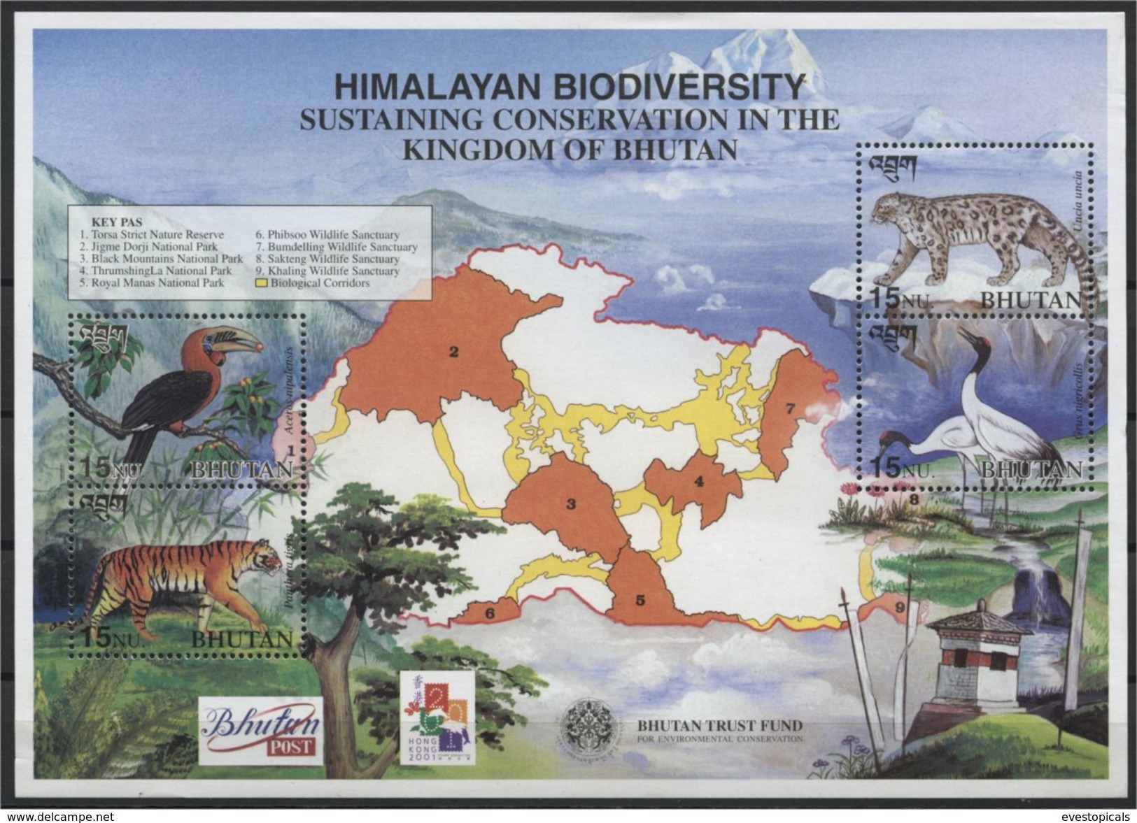 BHUTAN, HIMALAYAN BIODIVERSITY MNH - Bhutan