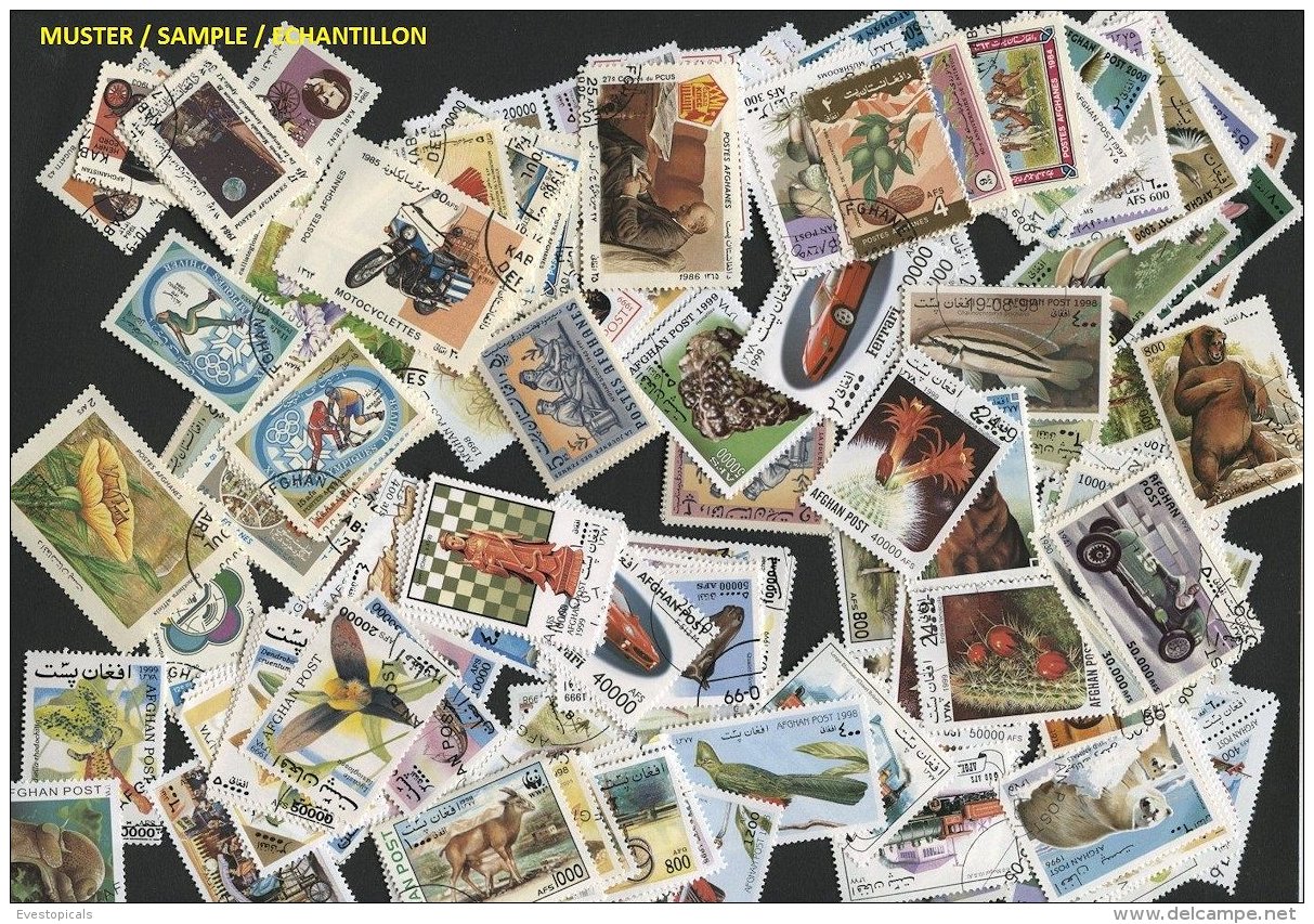 AFGHANISTAN, 250 DIFFERENT STAMPS - Afghanistan