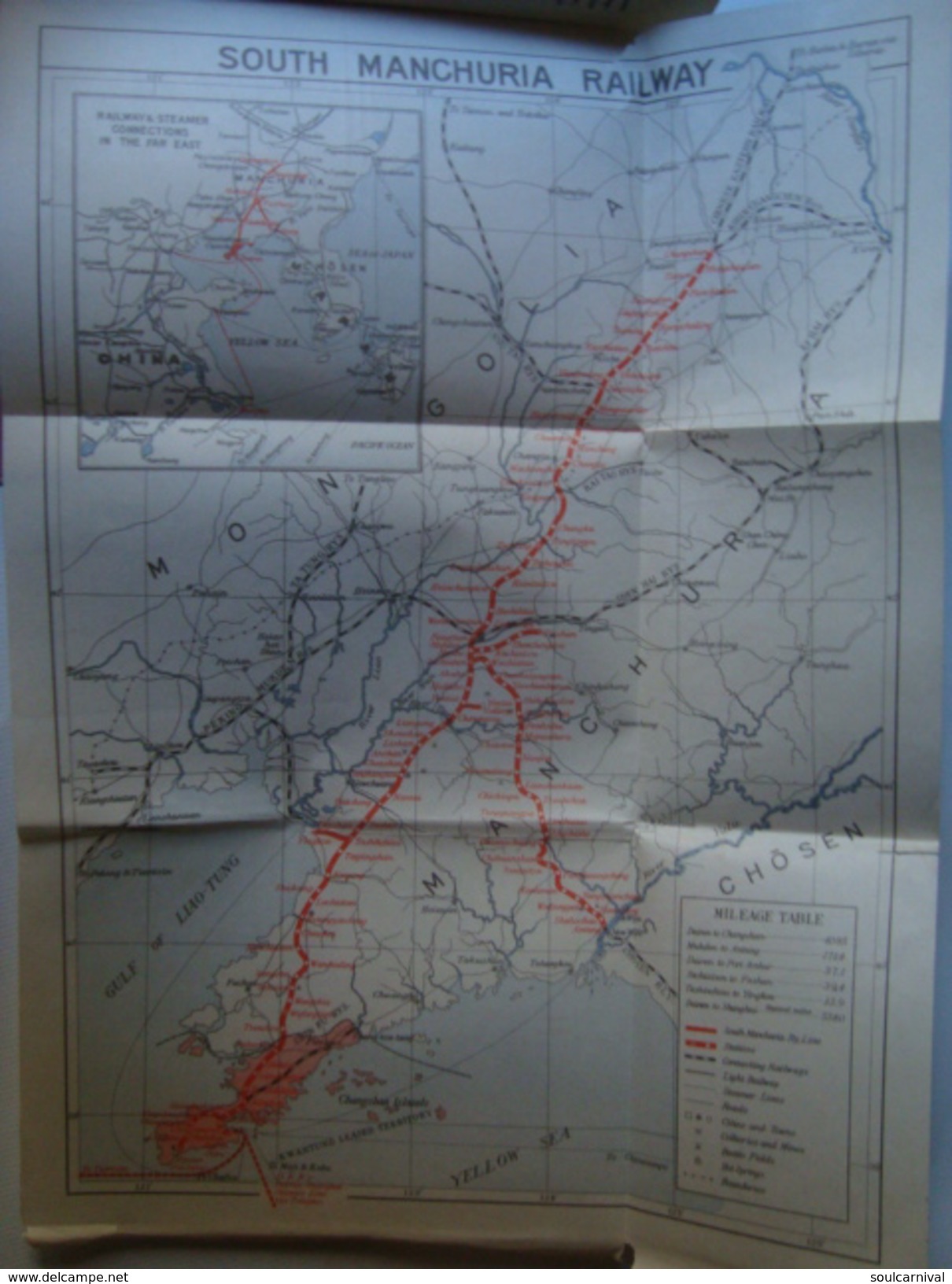 MANCHURIA TODAY - HENRY W. KINNEY - DAIREN, JAPAN, 1930. B/W SHEETS & SOUTH MANCHURIA RAILWAY MAP CHINA MANCHUKUO - Asiatica