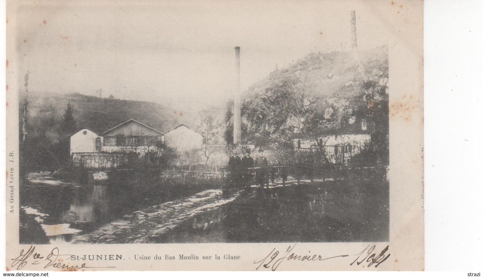 SAINT-JUNIEN - Usine Du Bas Moulin Sur La Glane - Saint Junien