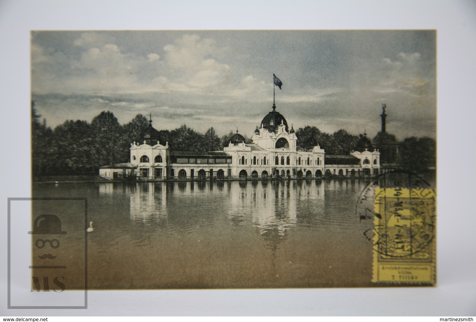 Old Postcard Slovakia - Bratislava - Pressburg - Pozsonyí - Boats On The River - Posted 1914 - Eslovaquia