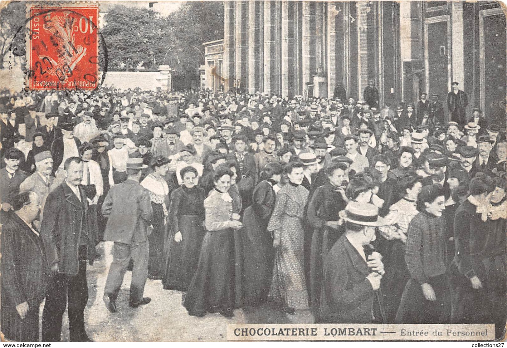 75-PARIS 13e- CHOCOLATERIE LOMBART, ENTREE DU PERSONNEL - Distretto: 13