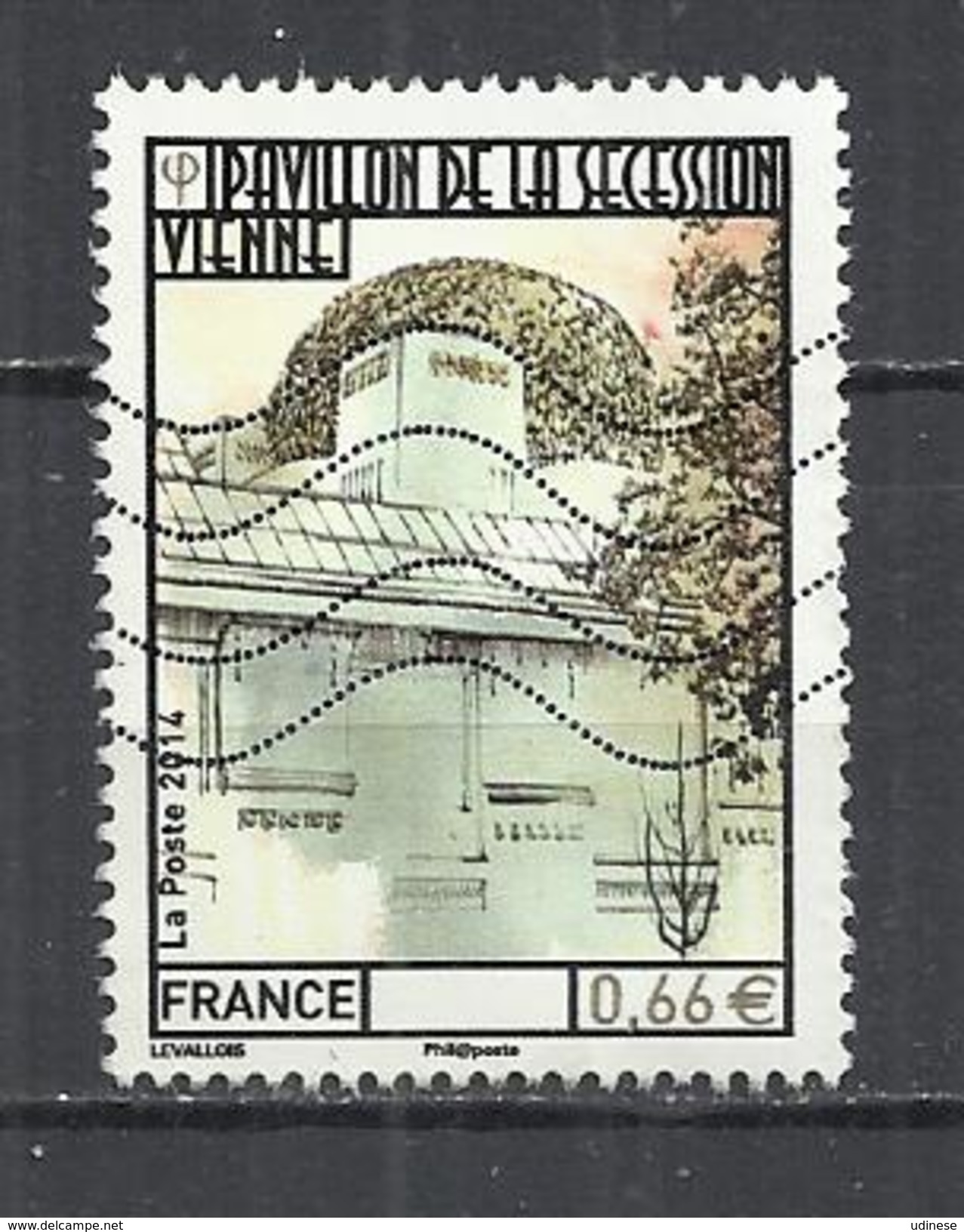 FRANCE 2014 - PAVILLON DE LA SECESSION VIENNE -OBLITERE USED GESTEMPELT USADO - Used Stamps