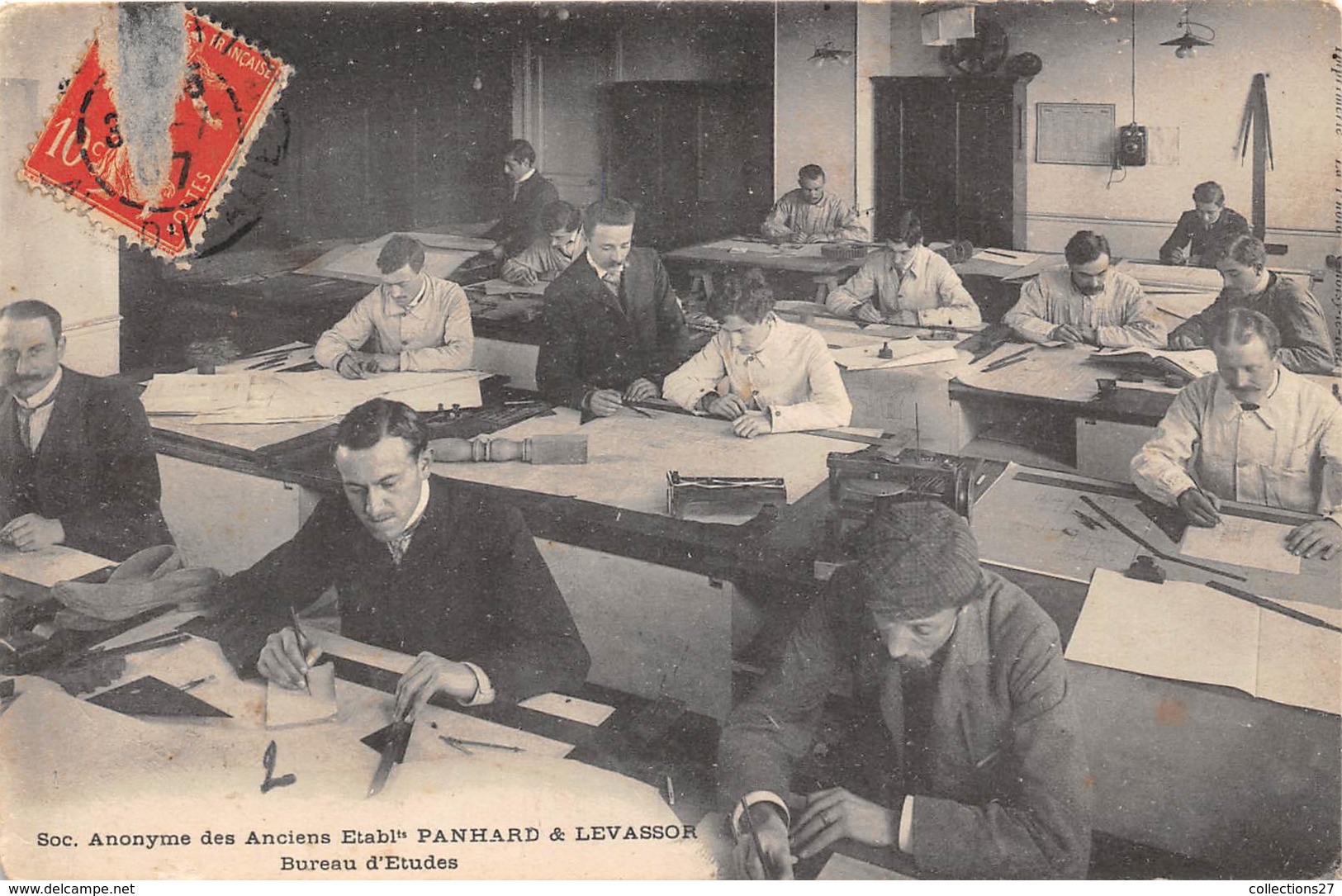 75-PARIS 13e- ANONYME DES ANCIENS ETABLISSEMENT PANHARD ET LEVASSOR, BUREAU D'ETUDE - Distretto: 13