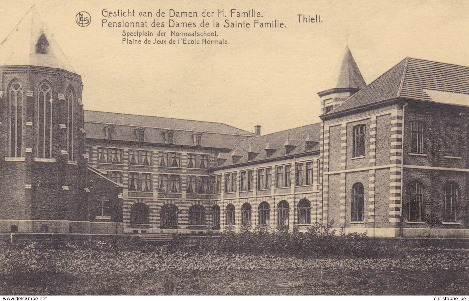 Tielt, Thielt, Gesticht Van De Damen Der H Familie, Speelplein Der Normaalschool (pk36127) - Tielt