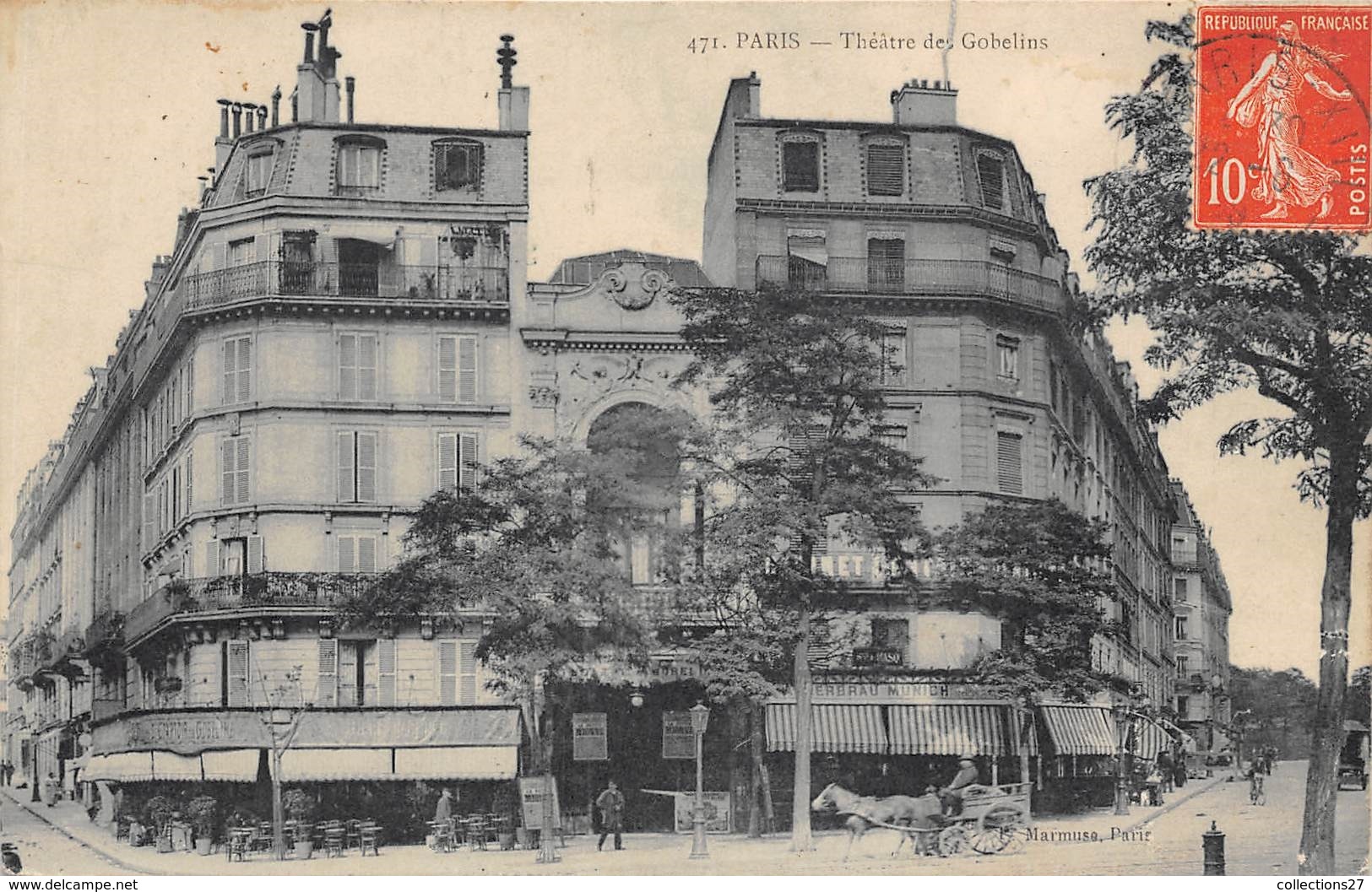 75-PARIS 13e- THEATRE  DES GOBELINS - Arrondissement: 13