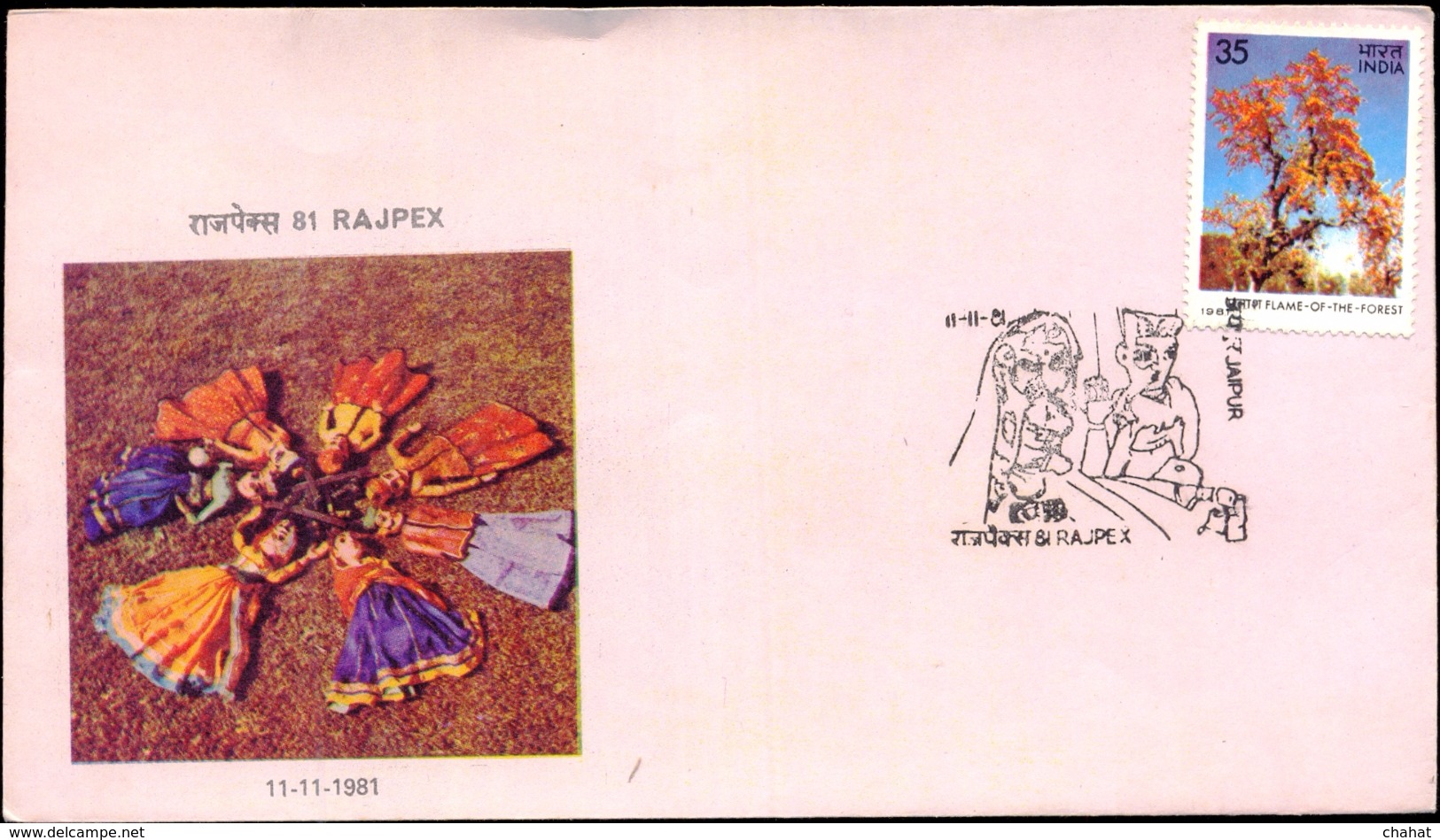 PUPPETRY-TRADITIONAL PUPPETS OF RAJASTHAN-SPECIAL COVER-INDIA-1981-SCARCE-BX1-366-10 - Theater