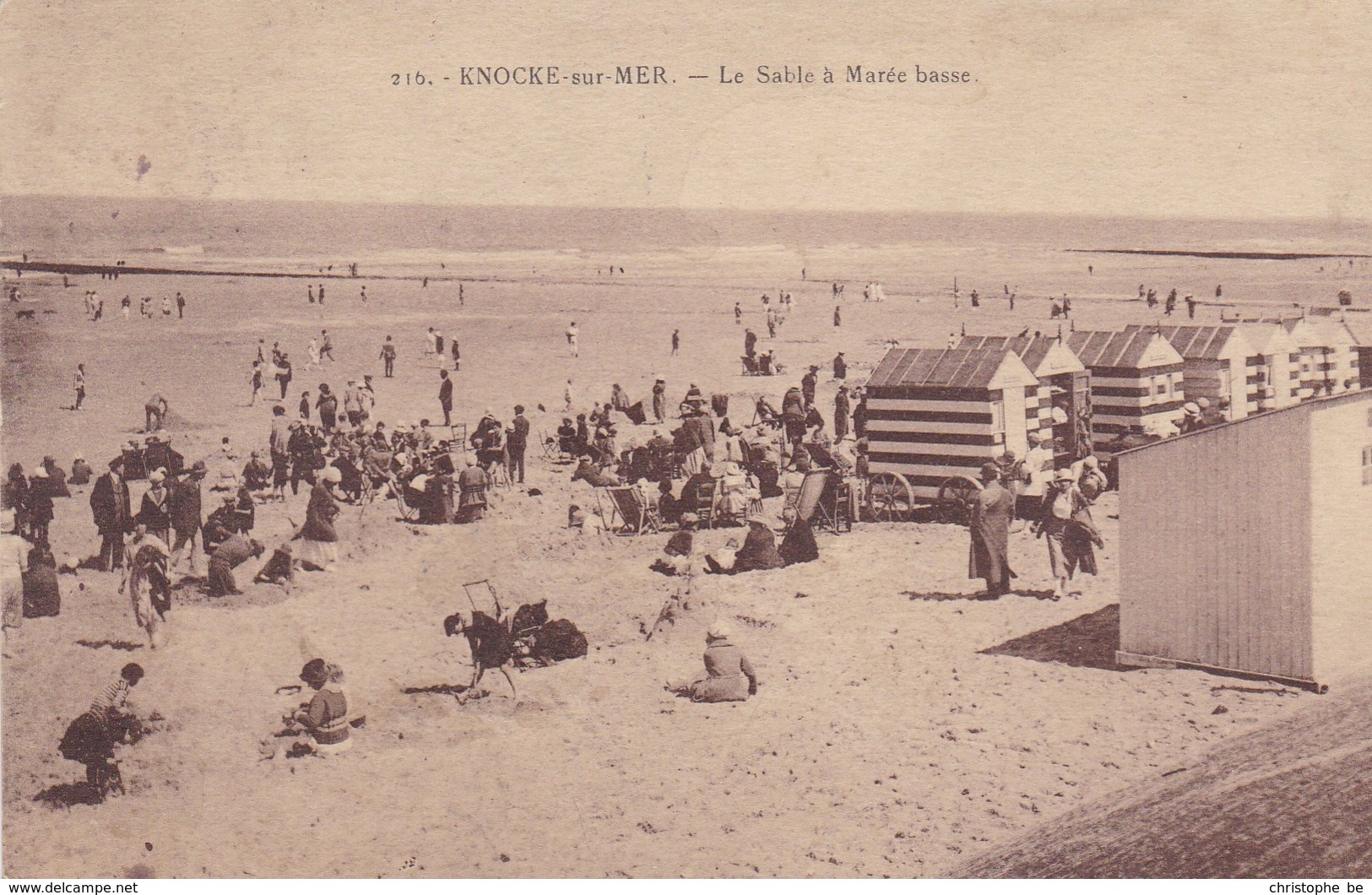 Knokke, Knocke Sur Mer, Le Sable à Marée Basse (pk36150) - Knokke