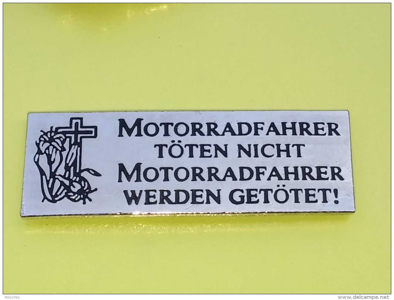 PINS 21 -  MOTO, Motorbike, Motorcycle Motorradfahrer Töten Nicht....Sie Werden Getötet - Motos