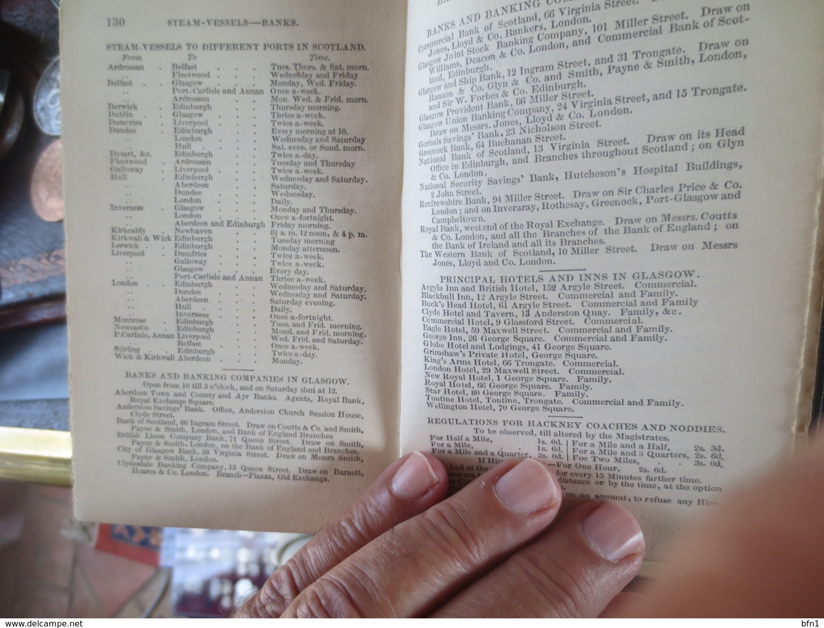 GUIDE TO THE EDINBURCH AND GLASCOW RAILWAY - 1842- JOHN WILLOX