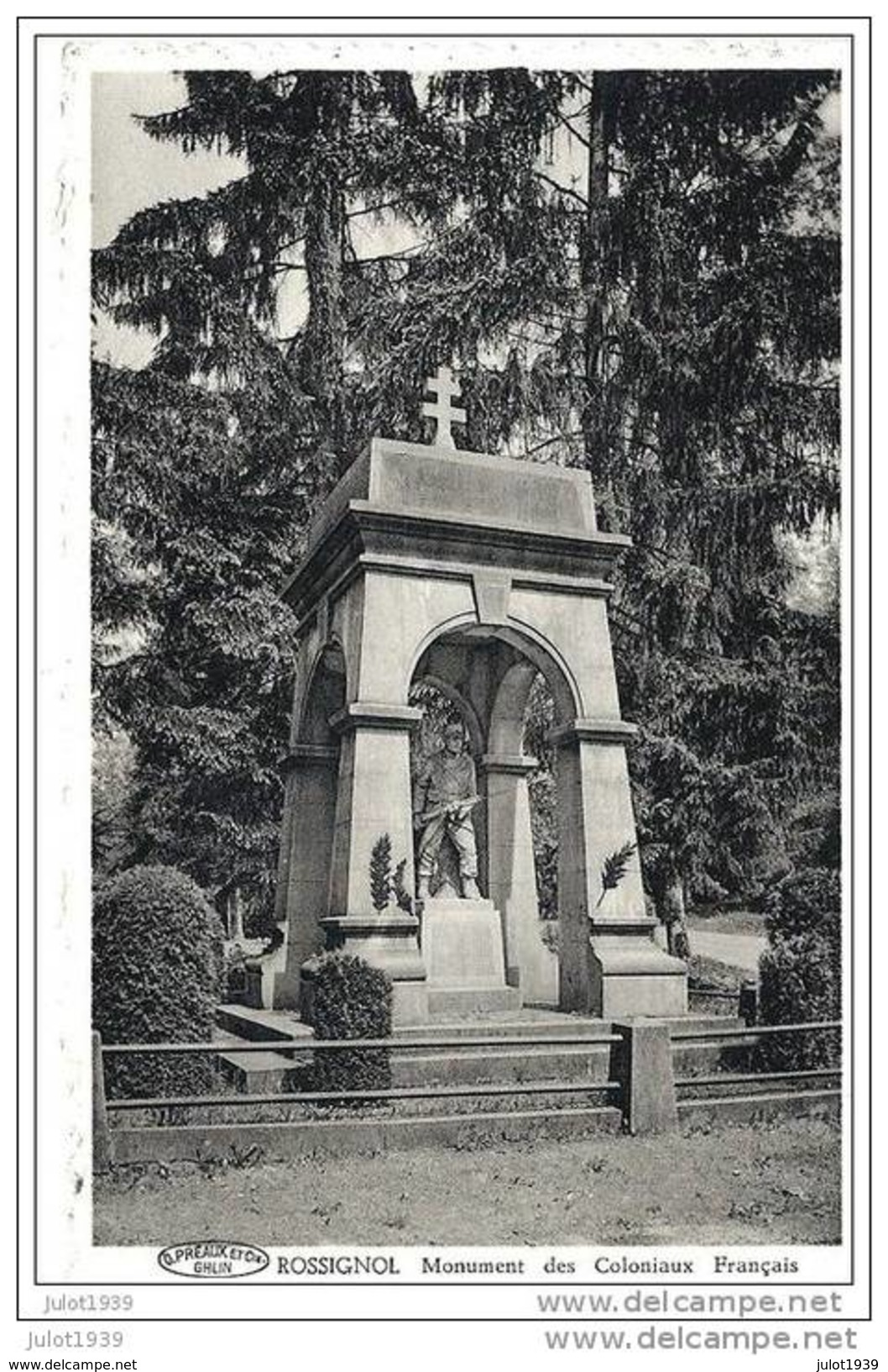 ROSSIGNOL ..-- TINTIGNY ..-- Monument Des Coloniaux Français 14-18 . - Tintigny