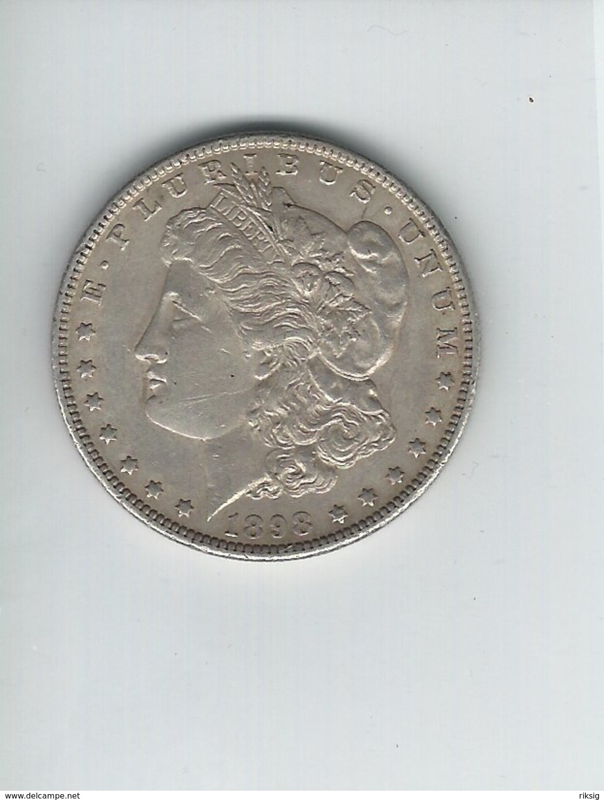 One Silver Dollar 1898  Morgan    M-13 - 1878-1921: Morgan