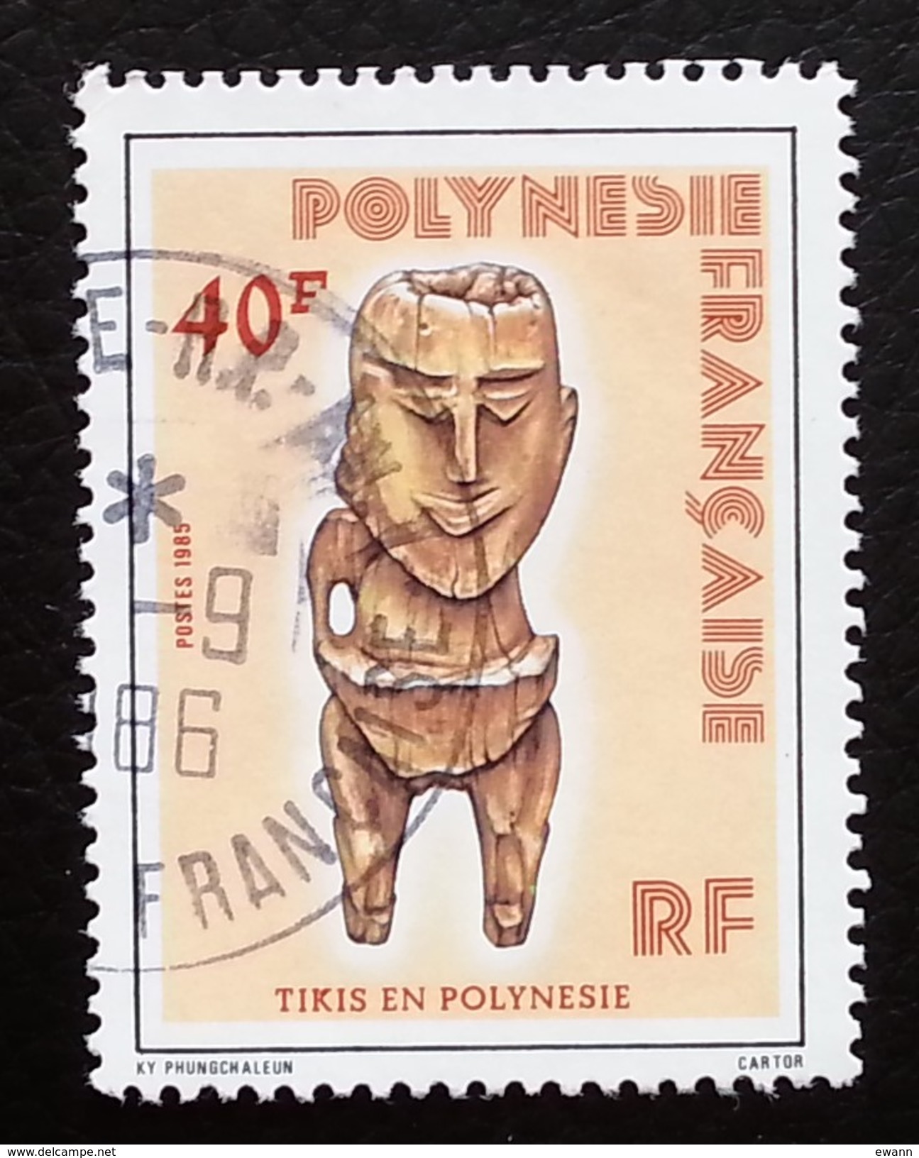 POLYNESIE - YT N°229 - Tikis / Statuettes De Bois - 1985 - Oblitéré - Gebruikt