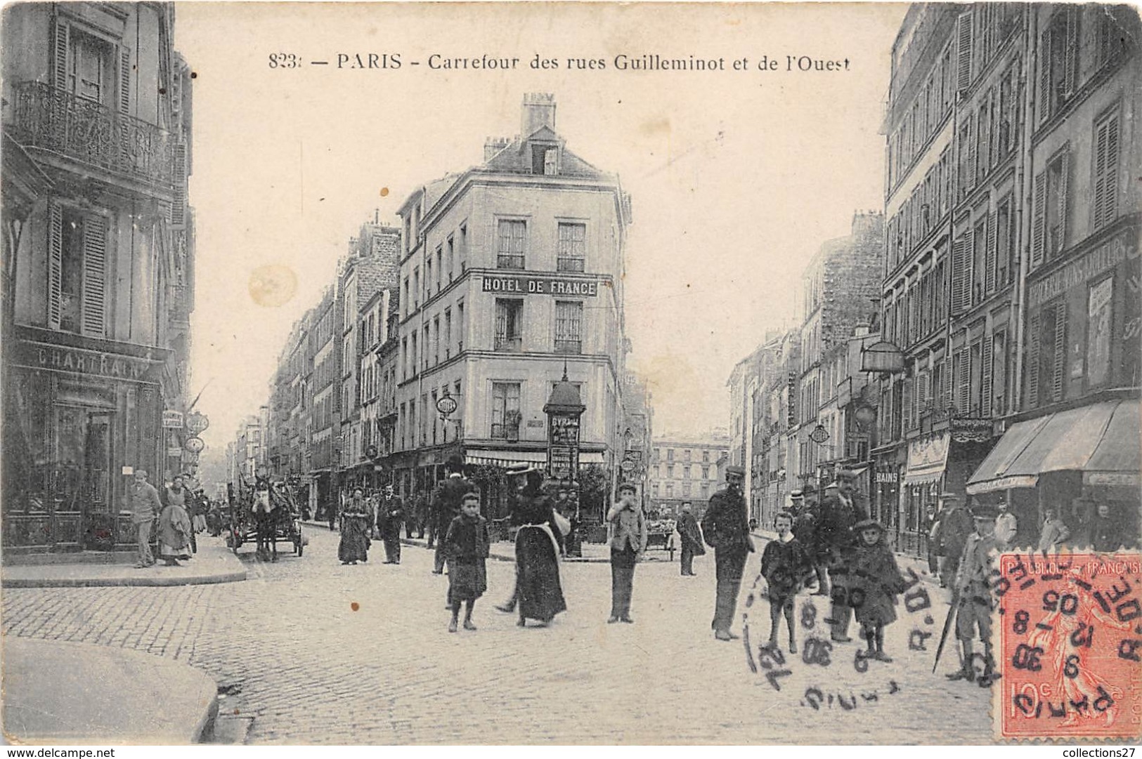 75-PARIS 14e- CARREFOUR DES RUES GUILLEMINOT ET DE L'OUEST - Arrondissement: 14