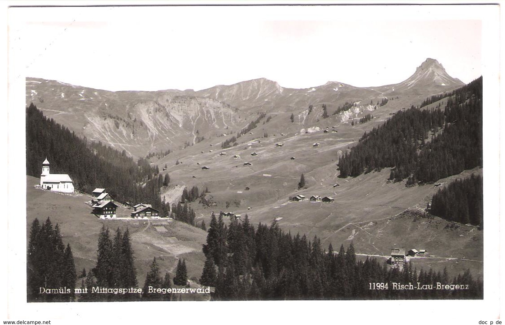 Österreich - Damüls Mit Mittagspitze - Bregenzerwald - Alte Ansicht 1940 - Bregenzerwaldorte