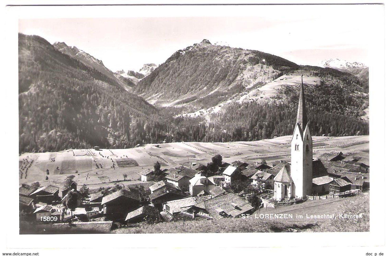 Österreich - St. Lorenzen Im Lesachtal - Kärnten - Alte Ortsansicht - Lesachtal