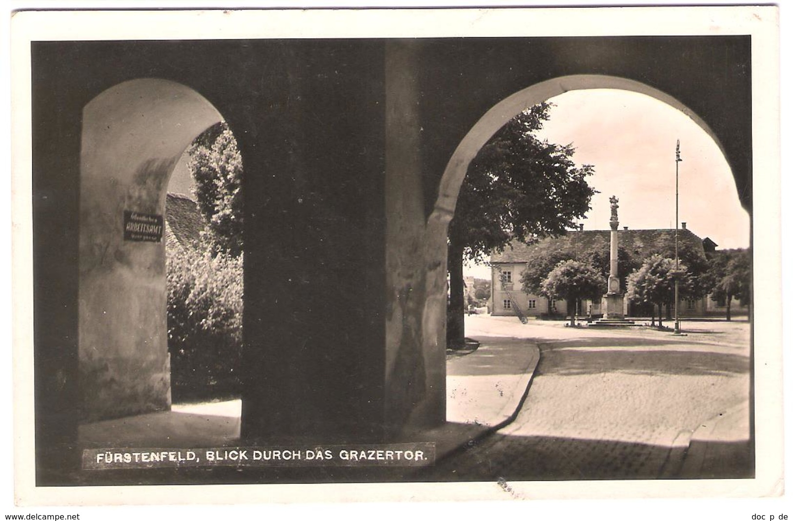 Österreich - Fürstenfeld / Steiermark - Blick Durch Das Grazertor - Alte Ansicht 1939 - Fürstenfeld