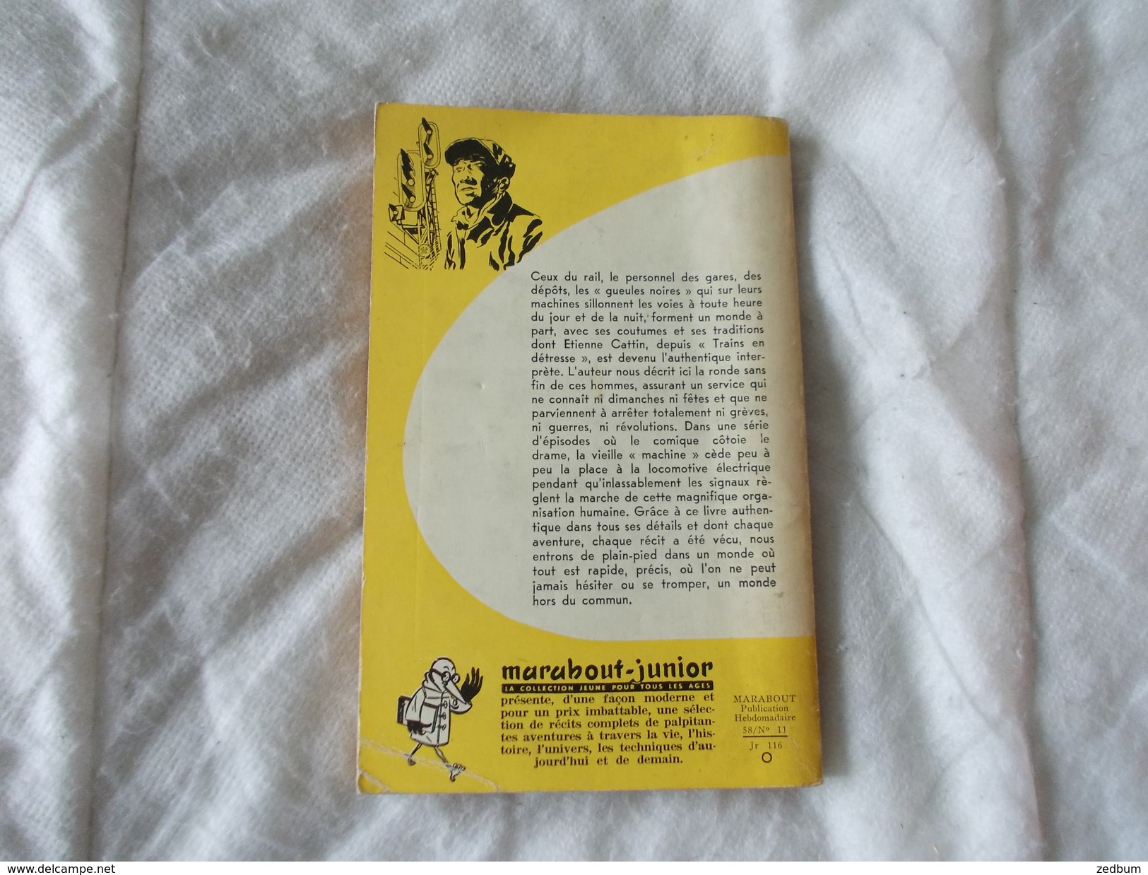 Ceux Du Rail Par Etienne Cattin Marabout Junior N° 116 - Autres & Non Classés