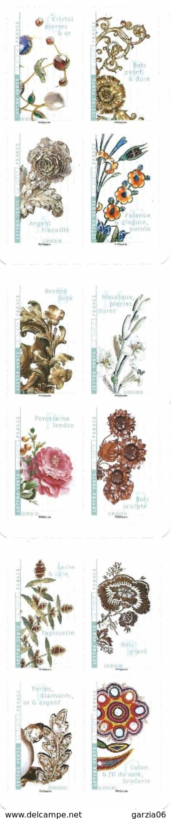 France - 2017 - Carnet  Fleurs Métiers D' Art - Neuf ** - MNH - Commémoratifs