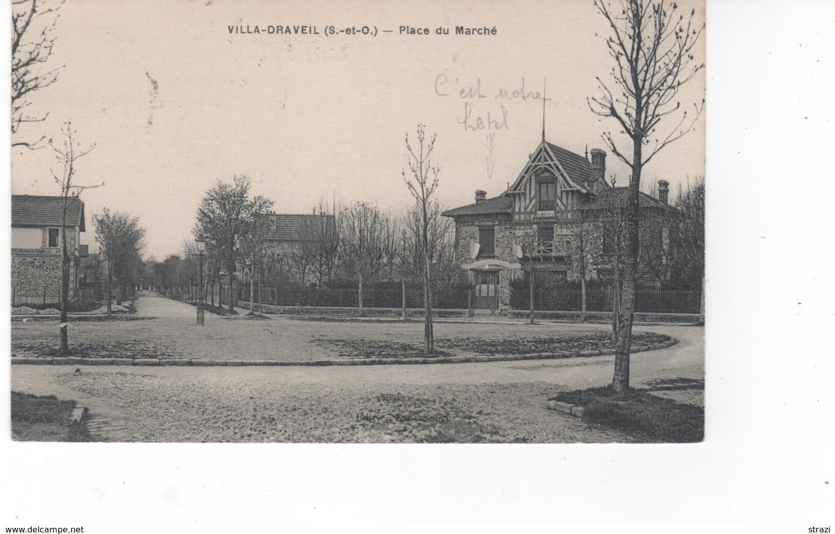 VILLA-DRAVEIL (S.-et-O) - Place Du Marché - Draveil