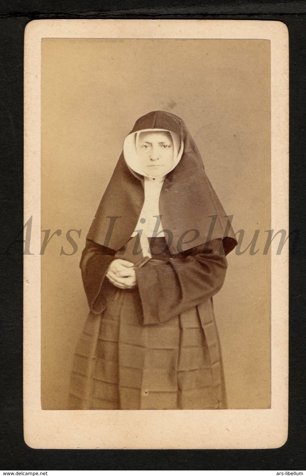 Photo-carte De Visite / CDV / Non / Nun / Religieuse / Photo B. Cusner / Enghien / Edingen - Anciennes (Av. 1900)