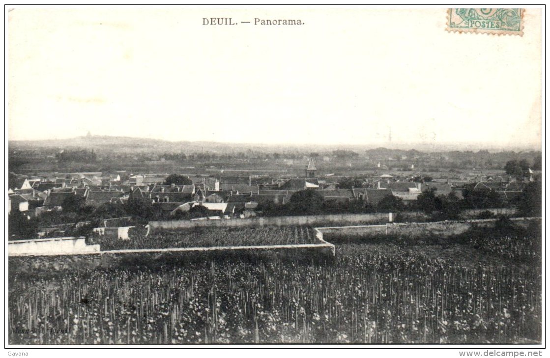 95 DEUIL - Panorama (Recto/Verso) - Deuil La Barre