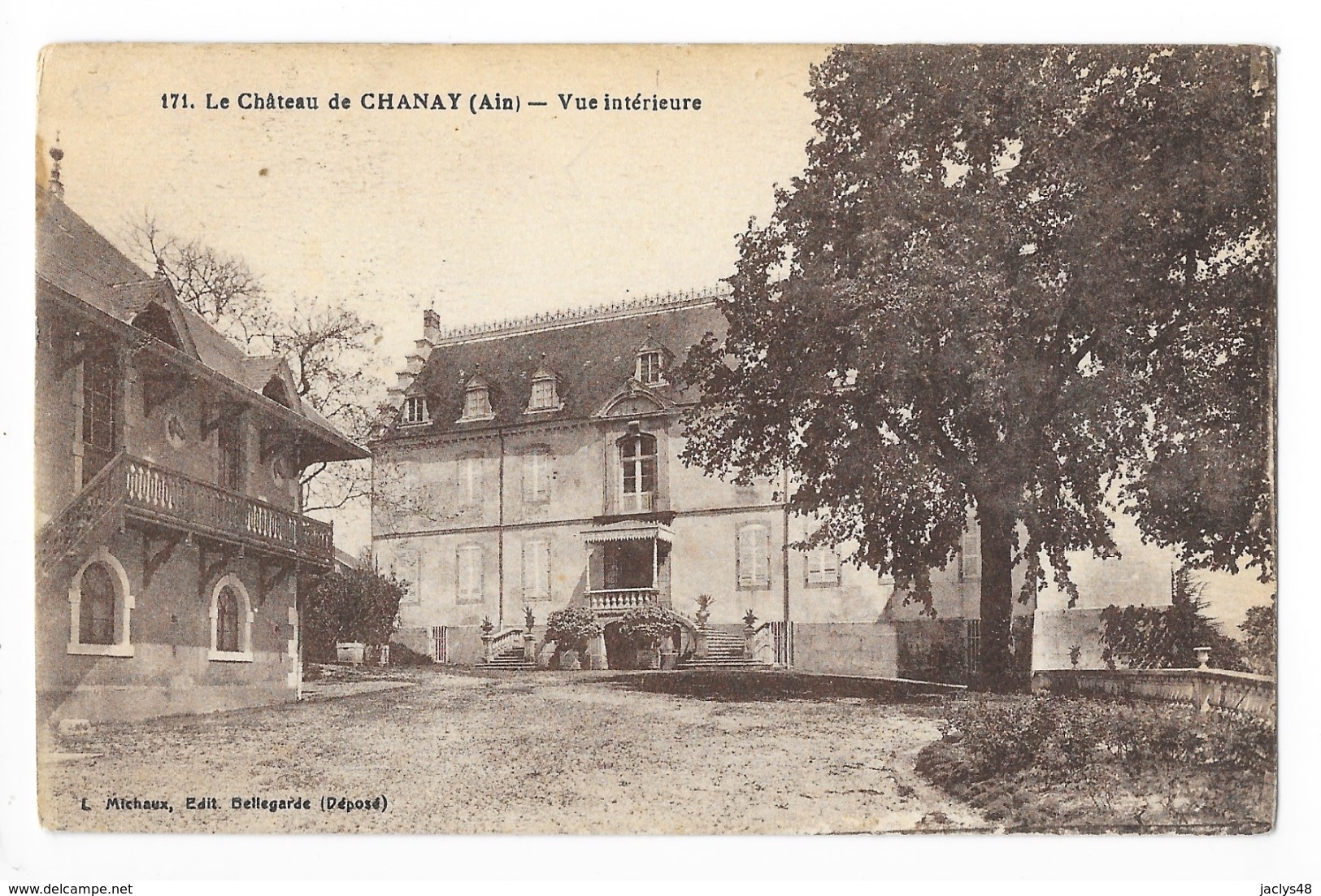 CHANAY  (cpa 01)  Le Château - Vue Intèrieure -    - L 1 - Non Classés