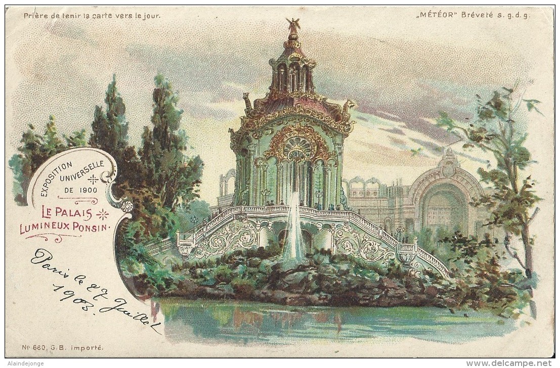 Parijs Paris Meteor Exposition Universelle De 1900 - Other & Unclassified