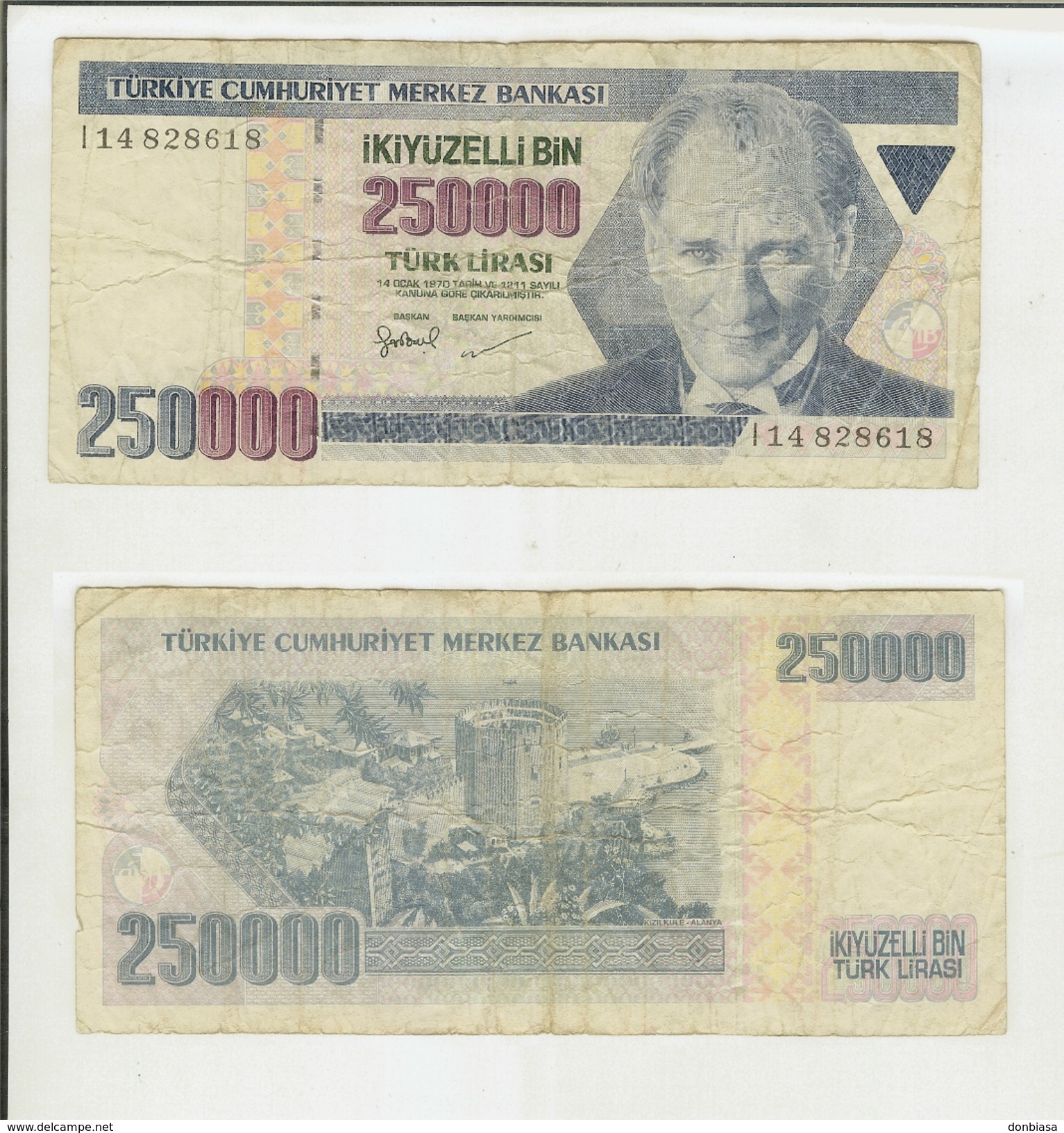 Turchia / Turkey: 250.000 Lirasi (1998 / I) - Turchia